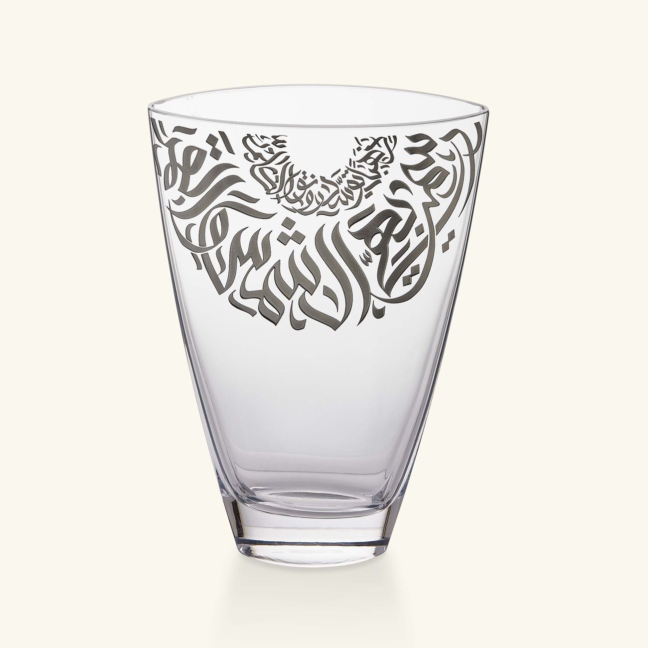 dimlaj qamar vase medium clear