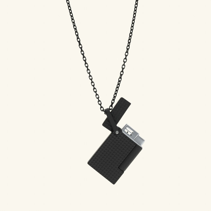 st dupont necklace lighter black