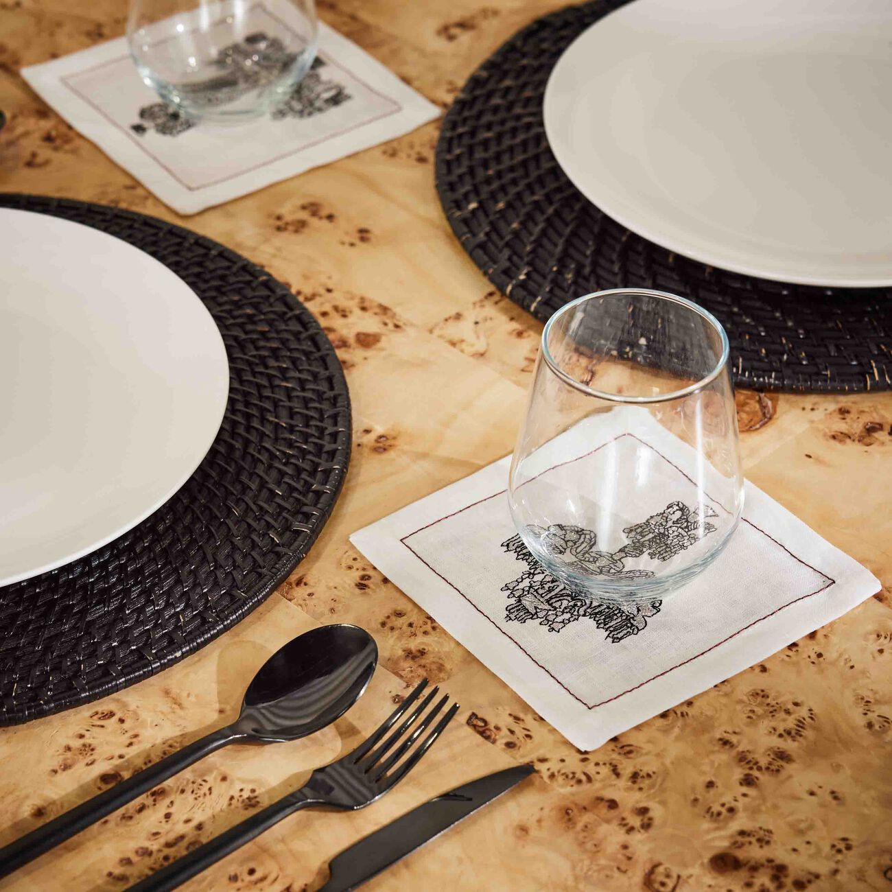 Chandeliers Cocktail Napkin White Set Of 6 kim seybert chandeliers cocktail napkin white set of 6