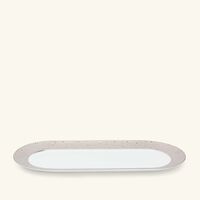 Ecume Serving Platter Rectangular Silver 39cm bernardaud ecume serving platter rectangular silver 39cm