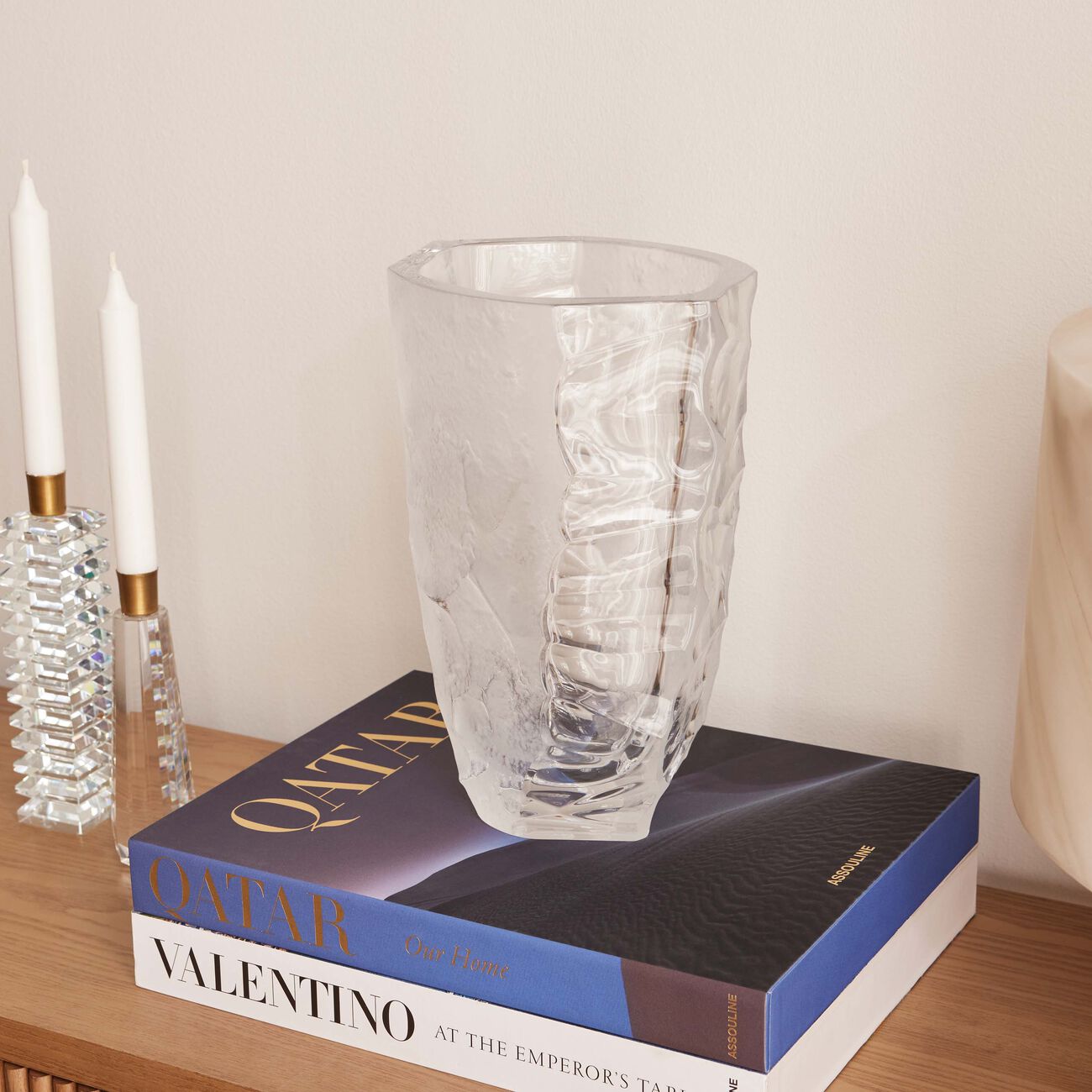 lalique terramineral silex vase large clear