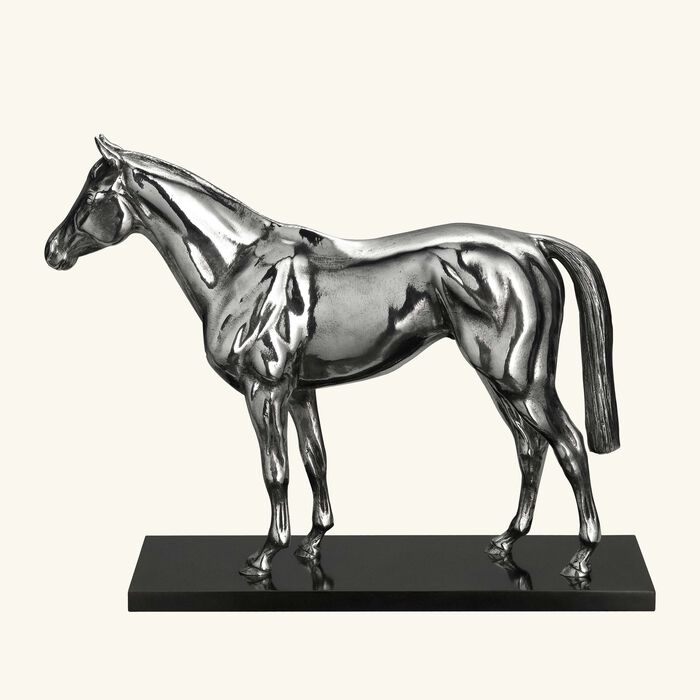 christofle haute orf vrerie english thoroughbred horse sculpture silver 39 5 cm