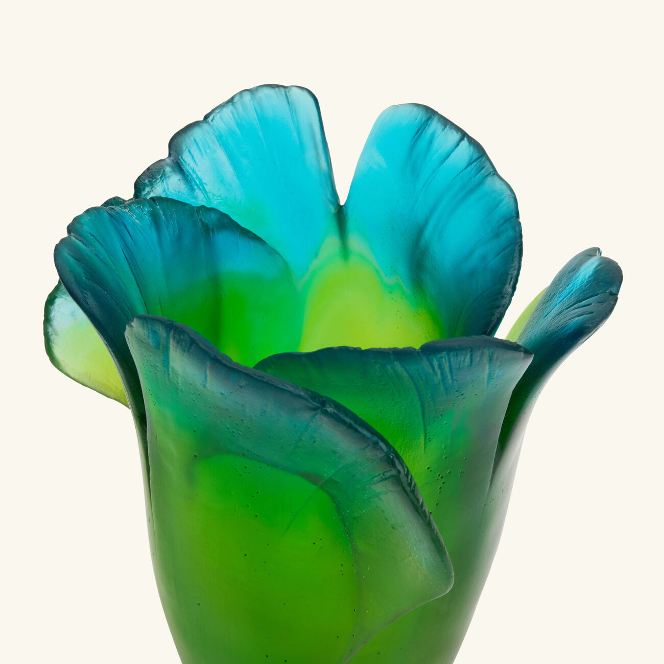 Ginkgo Vase Small Green daum ginkgo vase small green