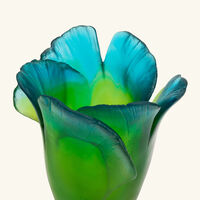 Ginkgo Vase Small Green daum ginkgo vase small green