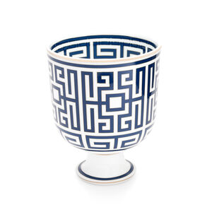 Labirinto Zaffiro Cachepot Vase, medium