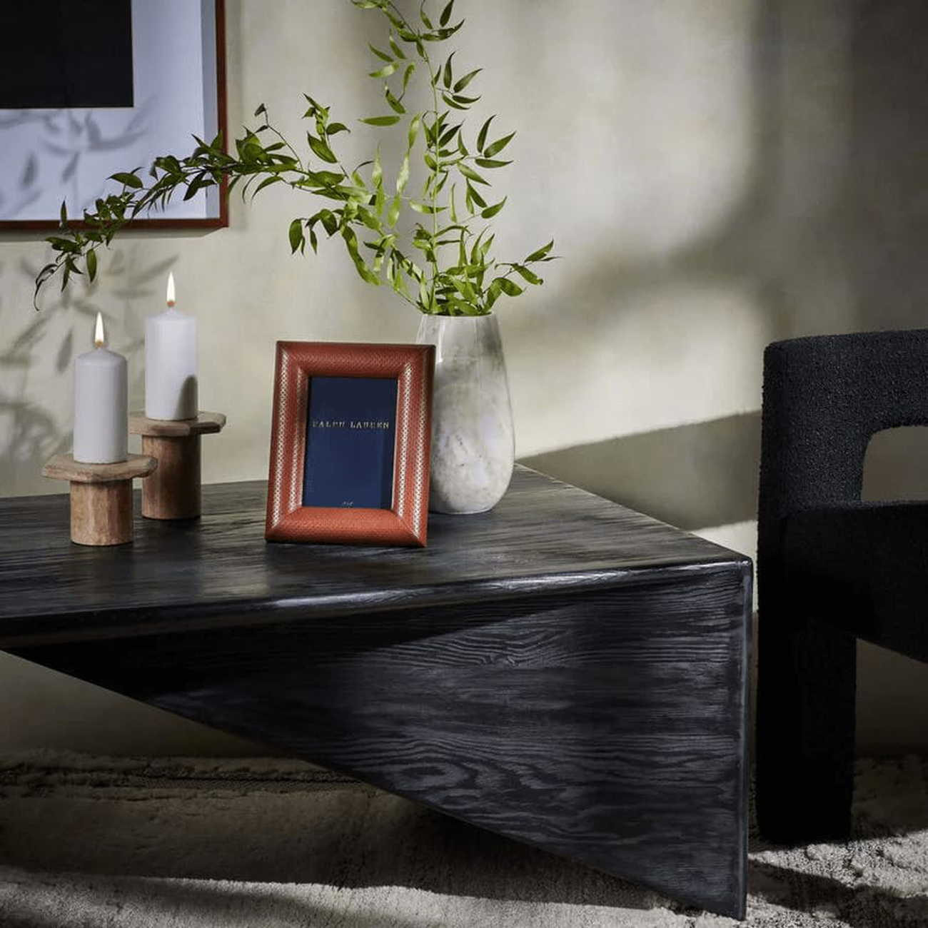 ralph lauren home durham picture frame brown 12x17cm