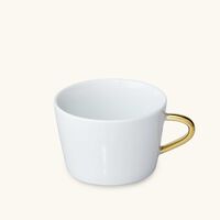 Twist Tea Cup & Saucer Gold bernardaud twist tea cup saucer gold