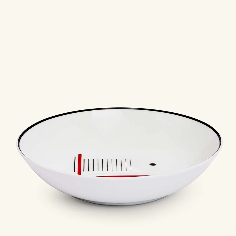 Oscar Soup Plate Round Red 19cm bernardaud oscar soup plate round red 19cm
