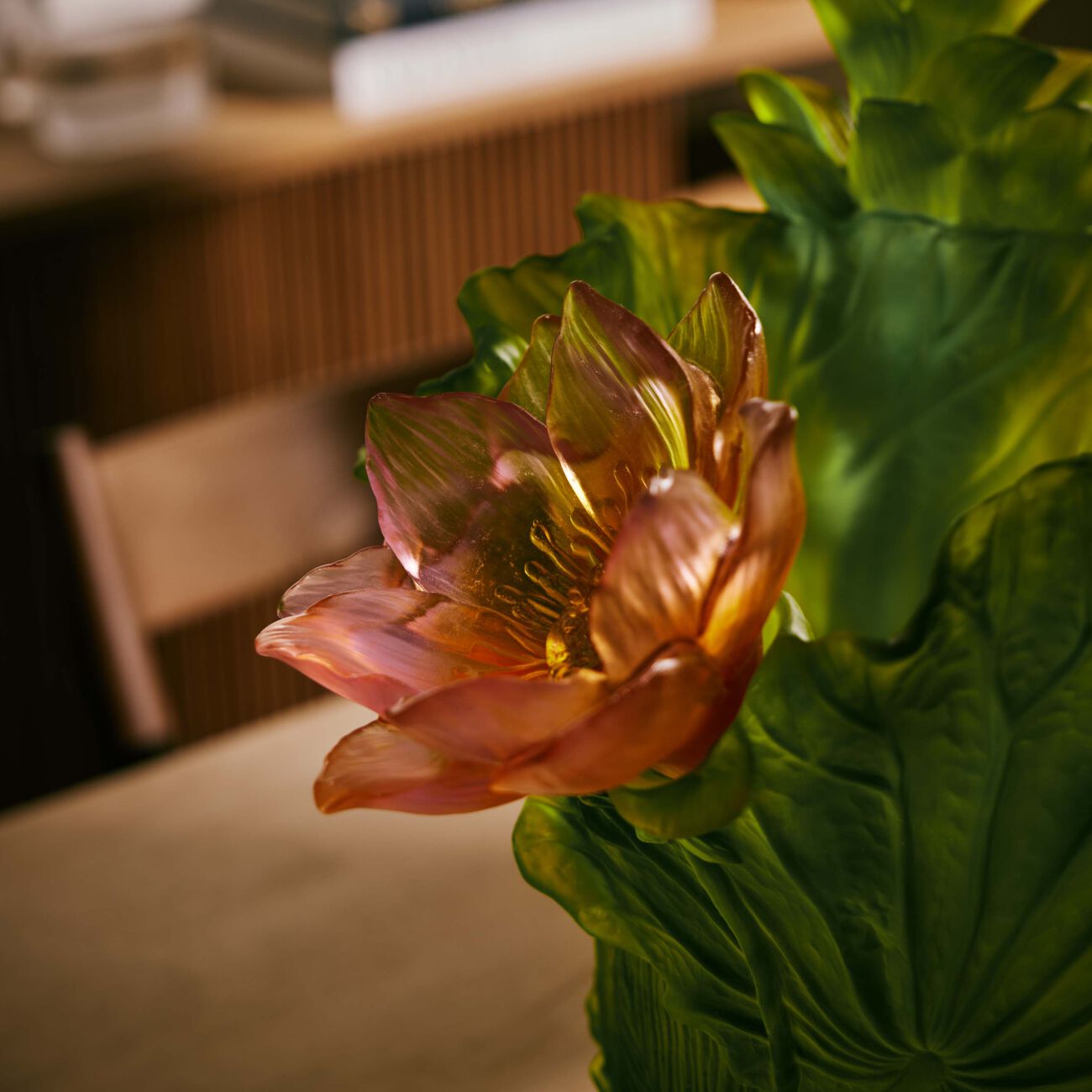 Jardin De Lotus Magnum Vase Large daum jardin de lotus magnum vase large