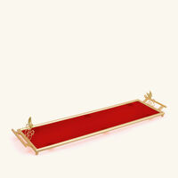 Extravaganza Serving Tray Rectangular Large Red villari extravaganza serving tray rectangular large red