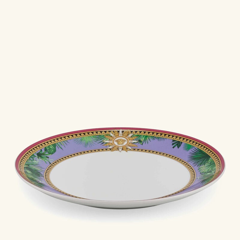 Jungle Animalier Plate Round Pink 21cm versace jungle animalier plate round pink 21cm