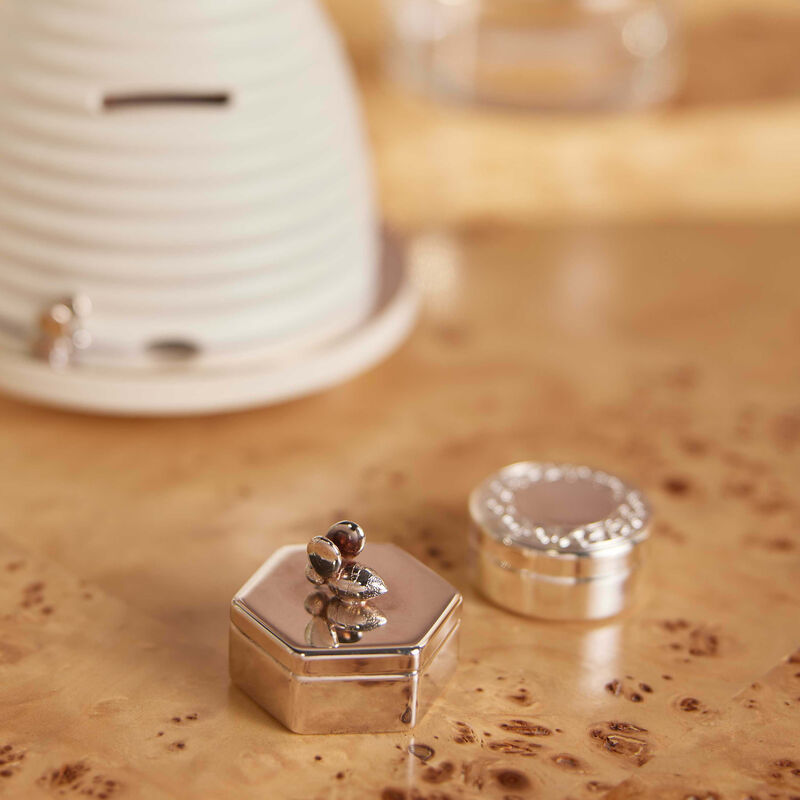 christofle beebee secret box silver plated