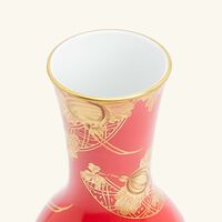 Oriente Italiano Tulip Vase Small Red ginori 1735 oriente italiano tulip vase small red