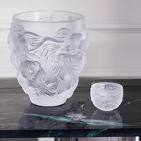 Rosetail Vase Small Clear lalique rosetail vase small clear