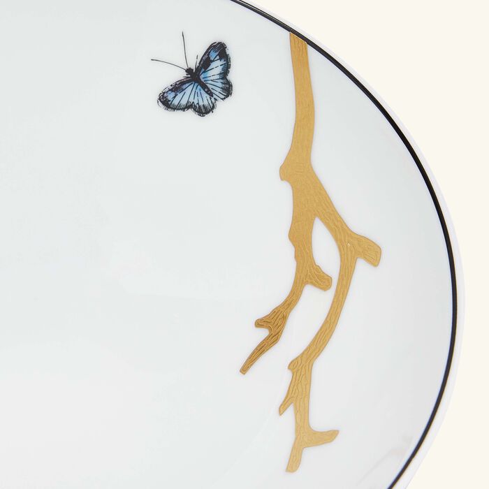 Aux Oiseaux Bowl Round Gold 17cm bernardaud aux oiseaux bowl round gold 17cm