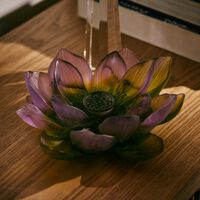 Jardin De Lotus Decorative Flower Green daum jardin de lotus decorative flower green