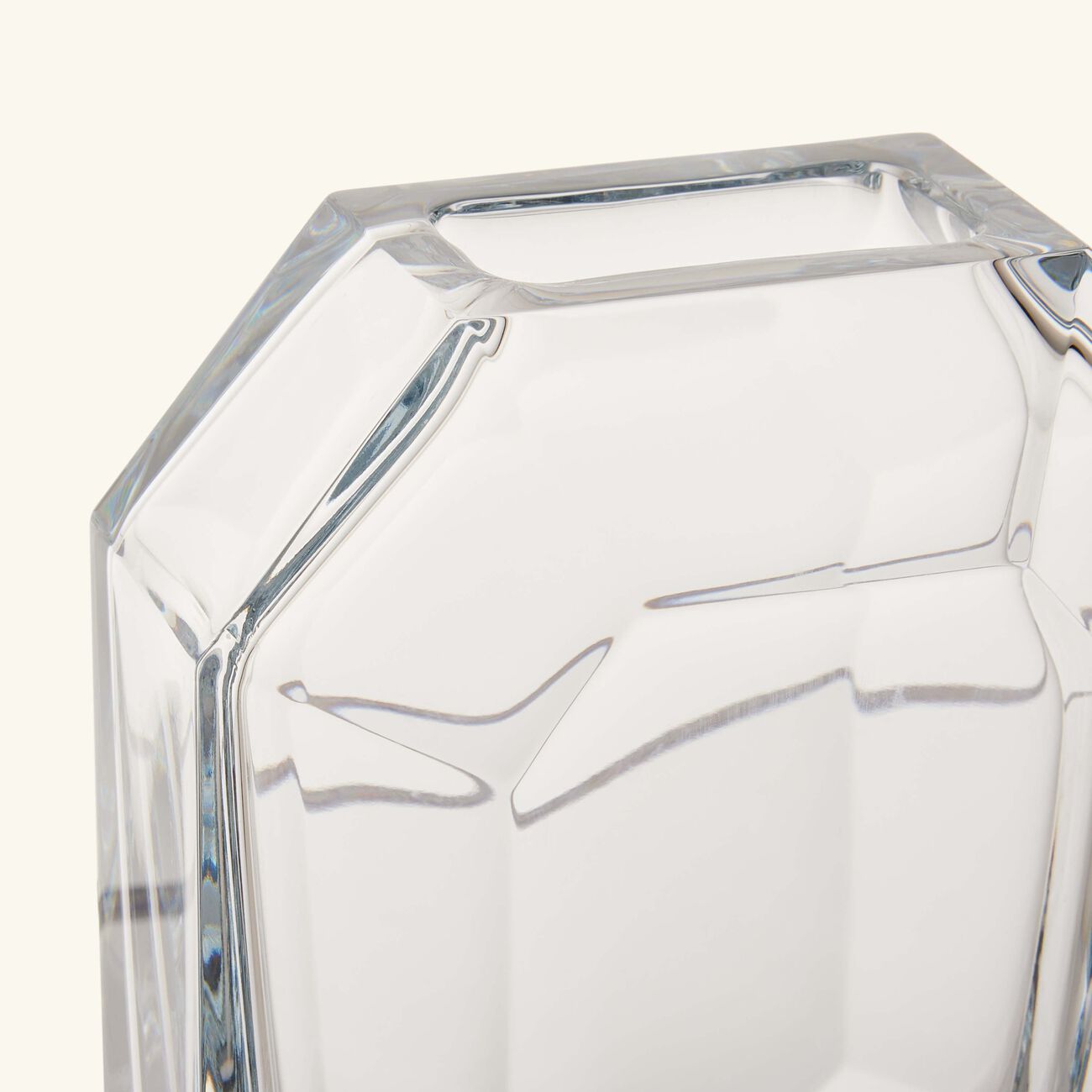 Octogone Bud Vase Small Clear baccarat octogone bud vase small clear