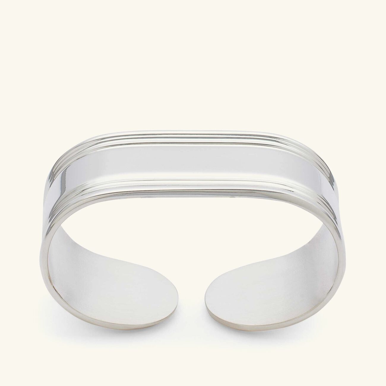 كريستوفل حلقة المناديل أوبن ماري روز باللون الفضي