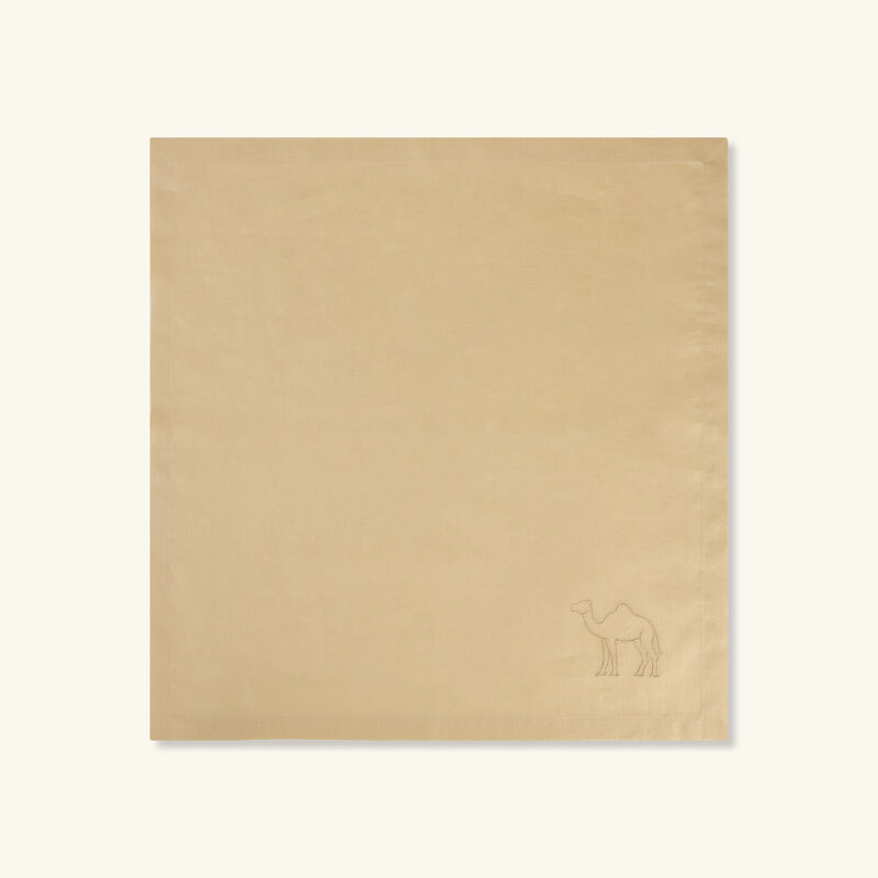 catherine denoual camel napkin beige