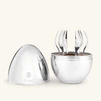 كريستوفل طقم شوك مود يامي فضي من 6 قطع