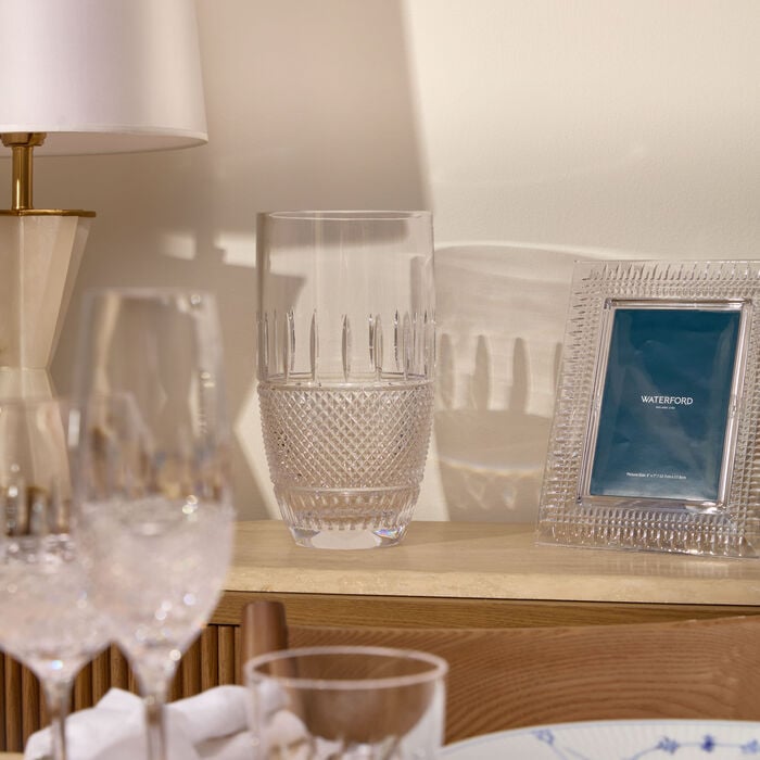 Mastercraft Irish Lace Vase Medium Clear waterford mastercraft irish lace vase medium clear