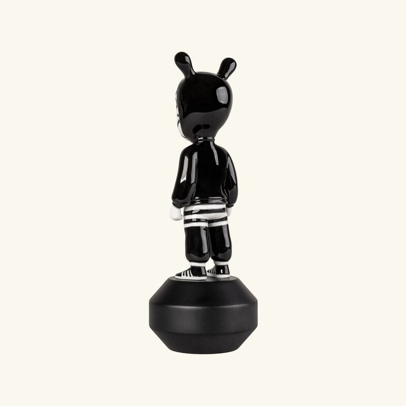 The Guest Figurine by Diaz-Faes Small Black lladro the guest figurine by diaz faes small black