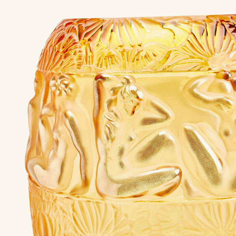 لاليك مزهرية أنجيليك كبيرة باللون الذهبي محدودة الإصدار