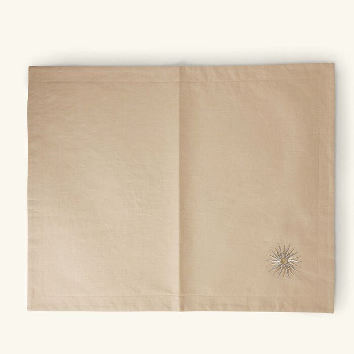 catherine denoual sunshine placemat beige