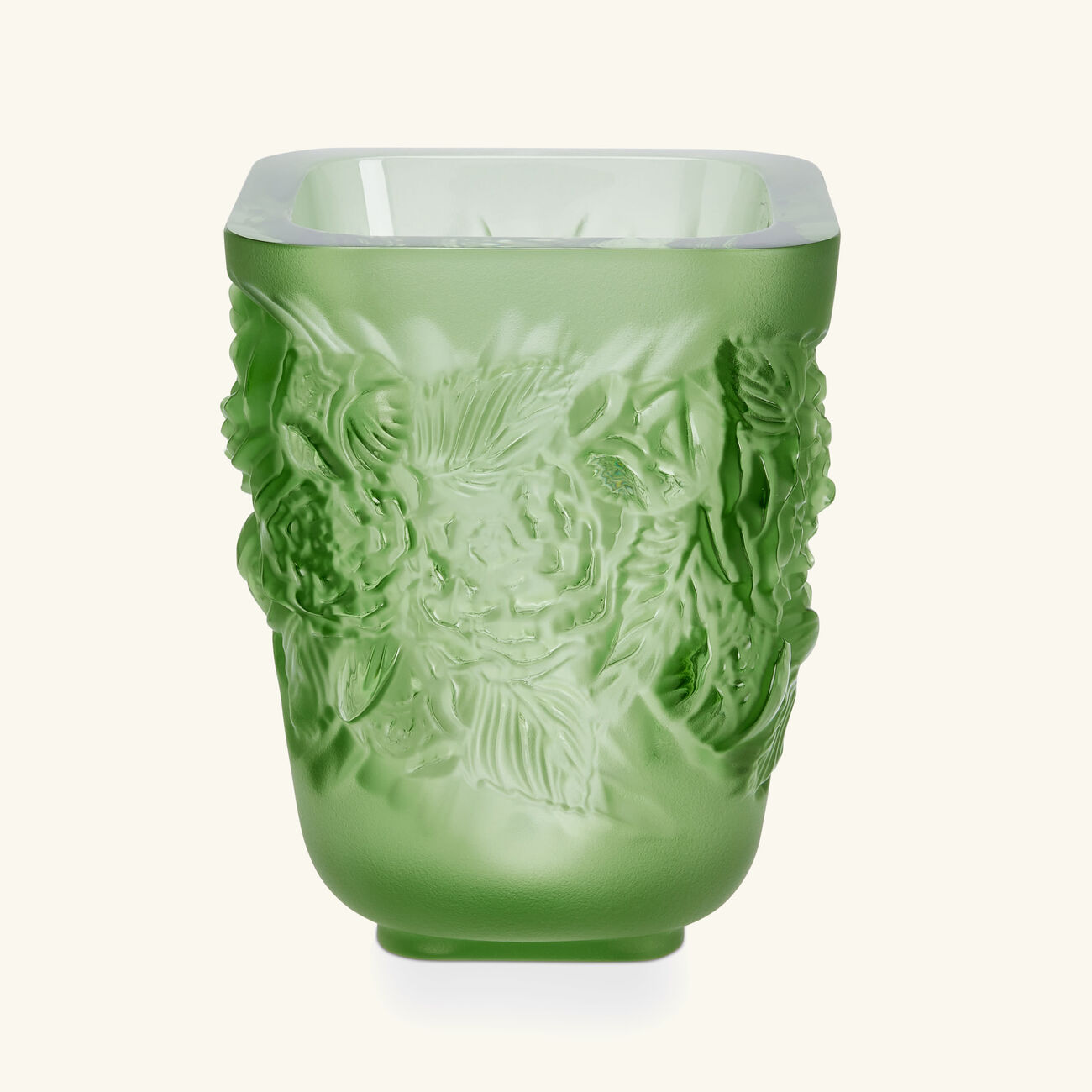 Pivoines Vase Mini Green lalique pivoines vase mini green