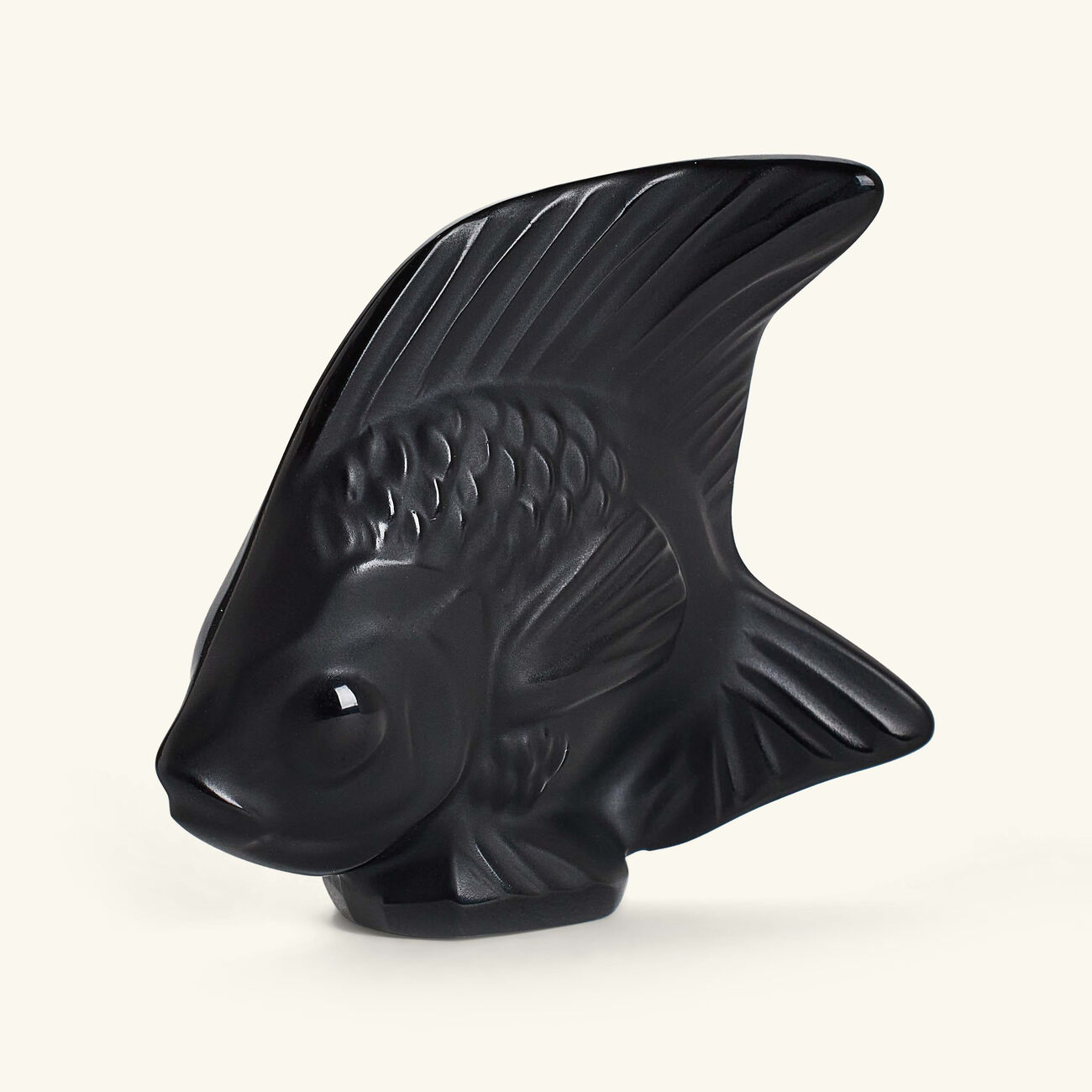 Fish Figurine Mini Black lalique fish figurine mini black