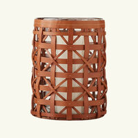 رالف لورين هوم حامل شموع بريستون هوريكان كبير باللون البني