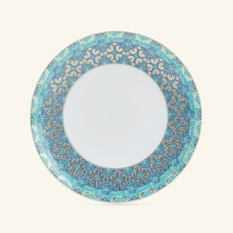 haviland portofino dessert plate round blue 22cm