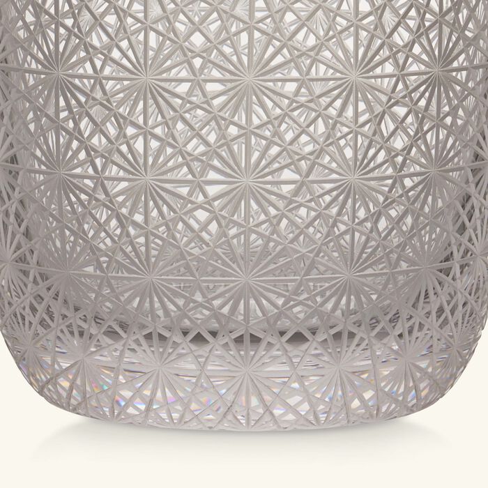 روكل مزهرية أوديت مستديرة شفافة بحجم كبير