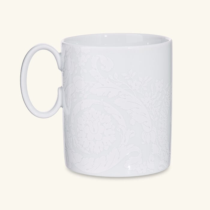 Barocco'92 Bianco Mug White versace barocco 92 bianco mug white