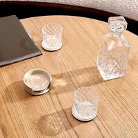 Barocco Coasters Beige Set Of 4 versace barocco coasters beige set of 4