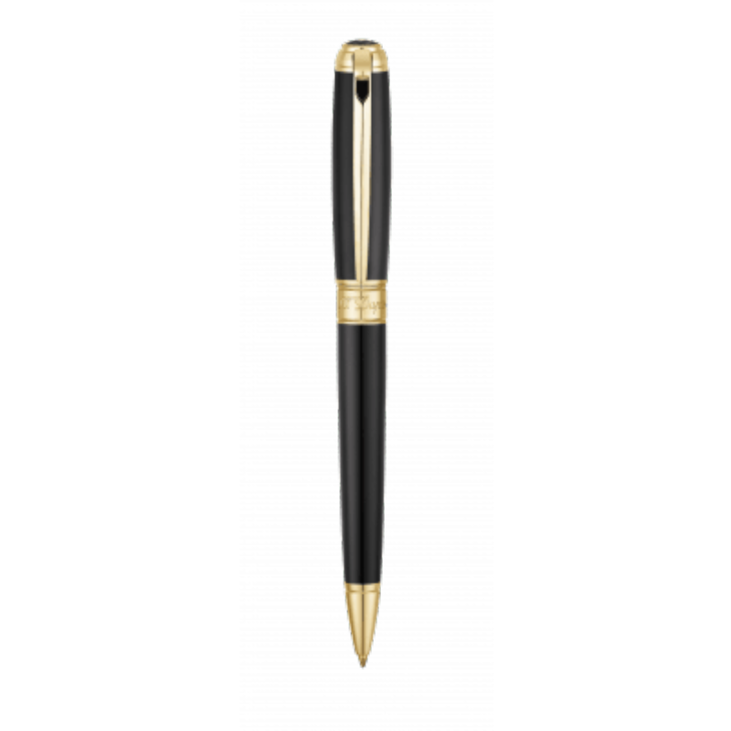 Line D Ballpoint Pen Black st dupont line d ballpoint pen black