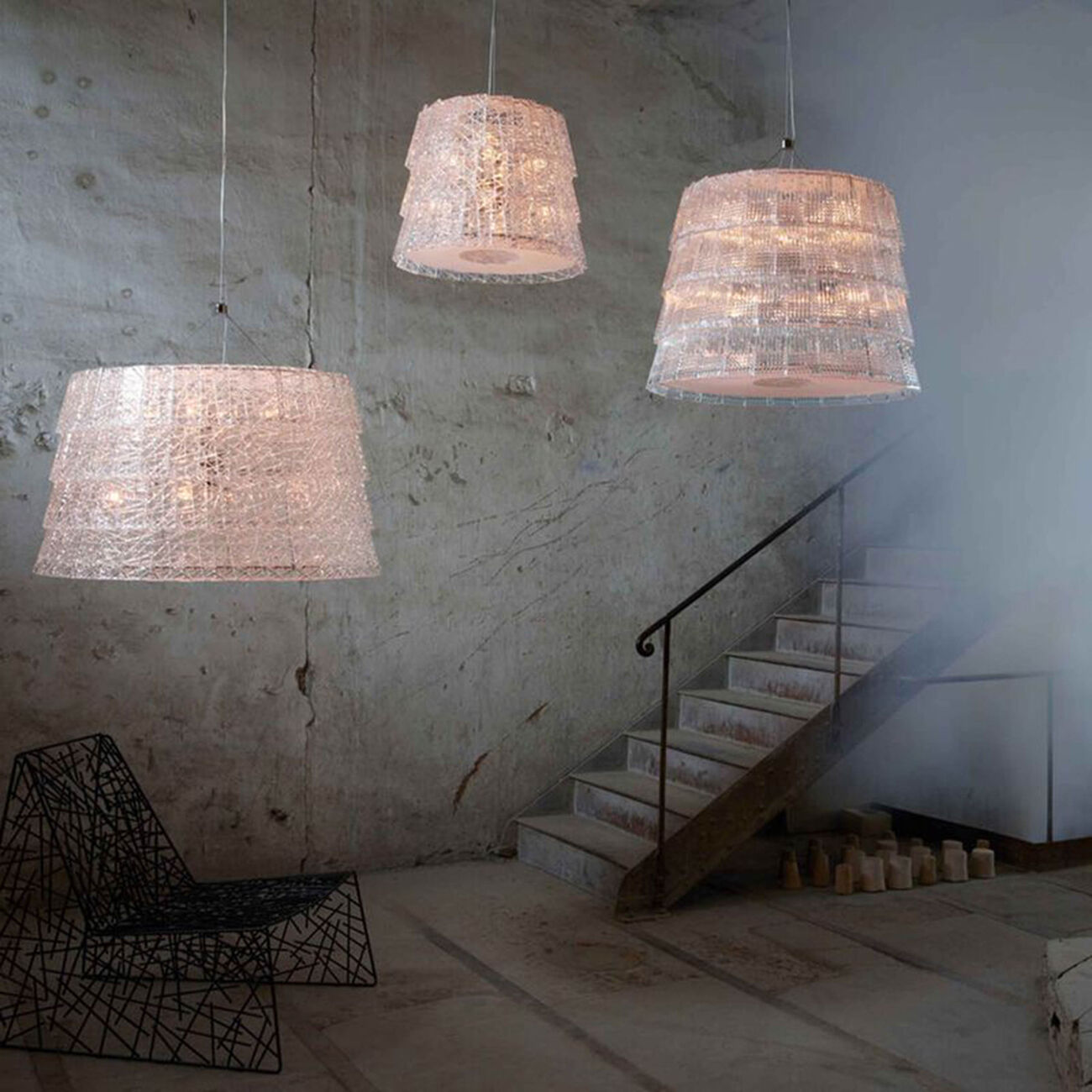 Tuile de Cristal Chandelier Medium baccarat tuile de cristal chandelier medium