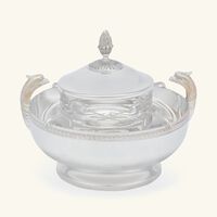 christofle malmaison caviar serving set silver plated