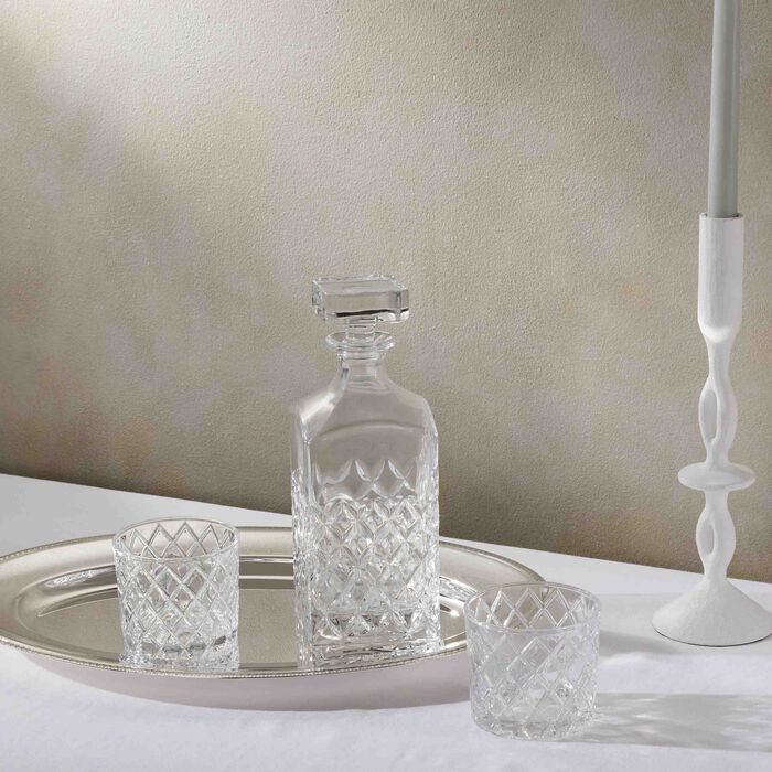 كريستوفل طبق الضيافة مالميزون بيضاوي باللون الفضي 29 سم