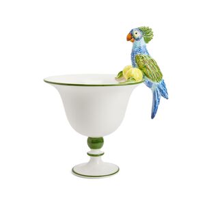 Ceramic Parrot Vase, medium