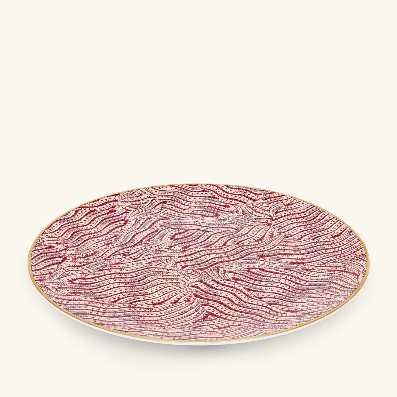 برناردو طبق كبير من مجموعة براكينييه دائري أحمر 20 سم