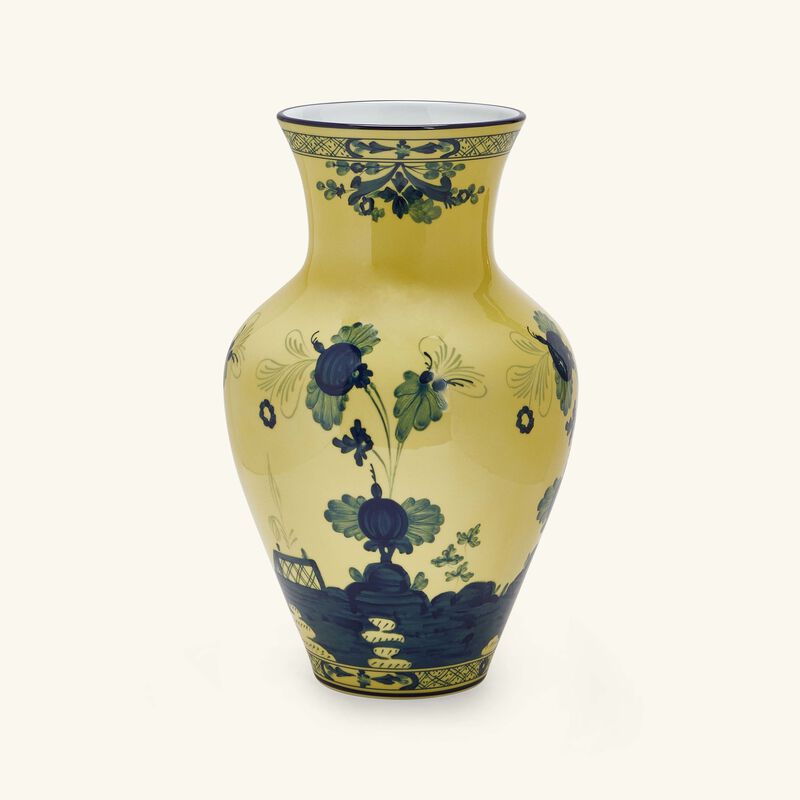 Ming Vase Medium Yellow ginori 1735 ming vase medium yellow