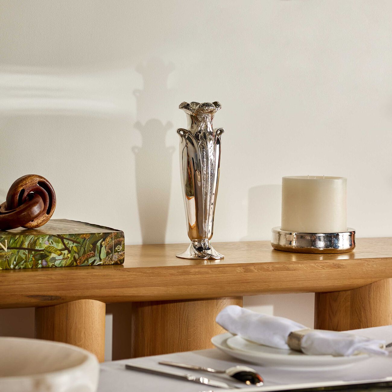 Gallia Ombelle Vase Medium Silver Plated christofle gallia ombelle vase medium silver plated