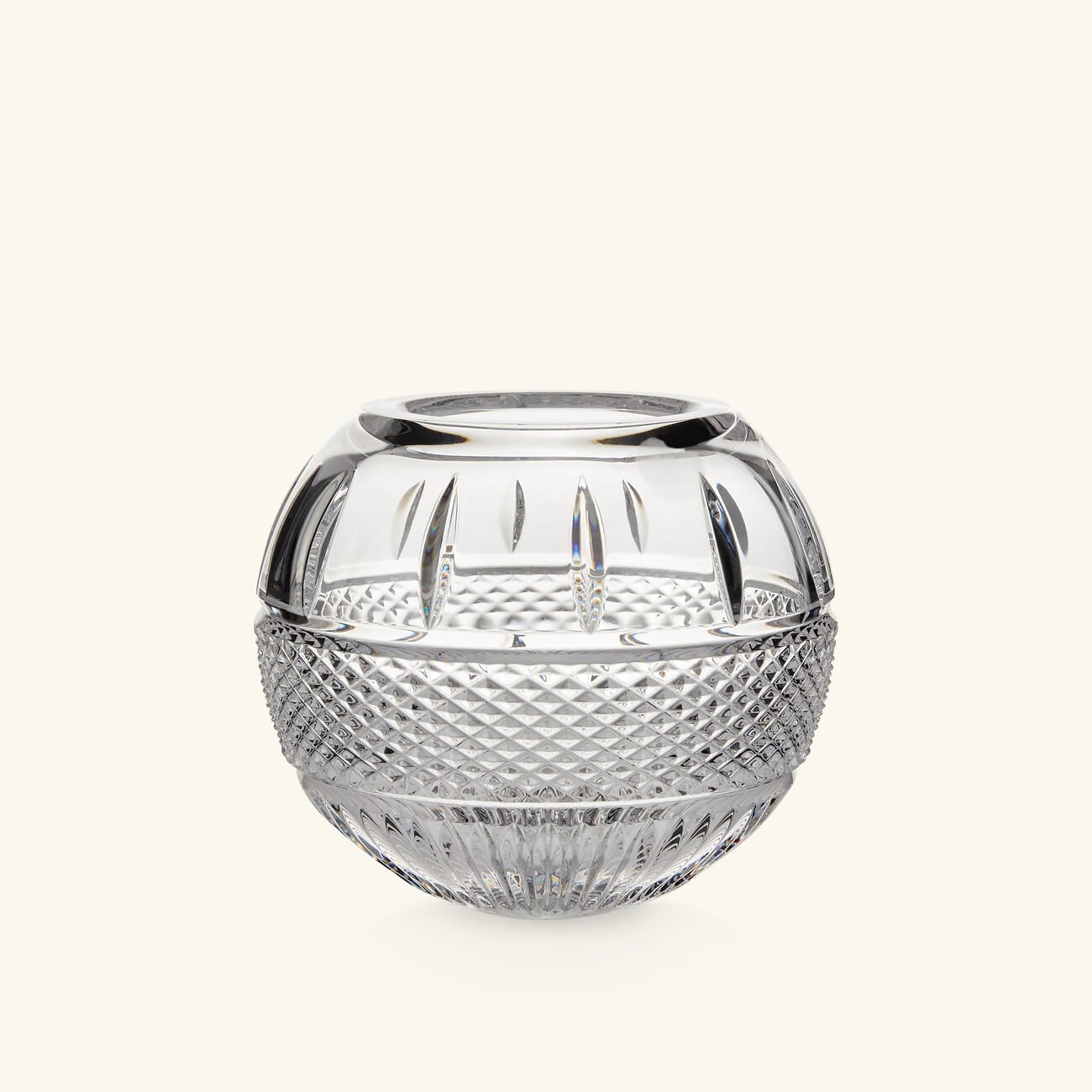 waterford mastercraft irish lace vase small clear