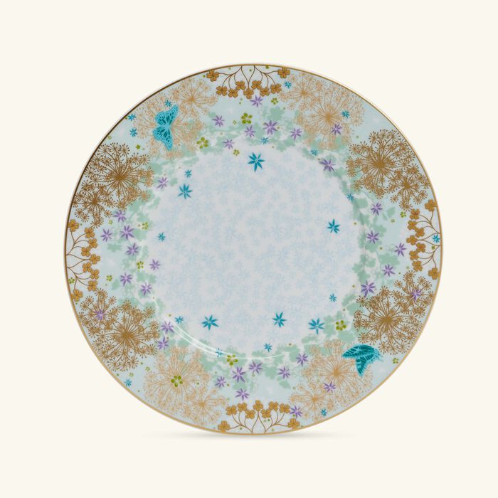 bernardaud feerie michael cailloux salad plate round pink 21cm