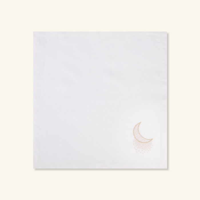 catherine denoual fairy moon napkin white