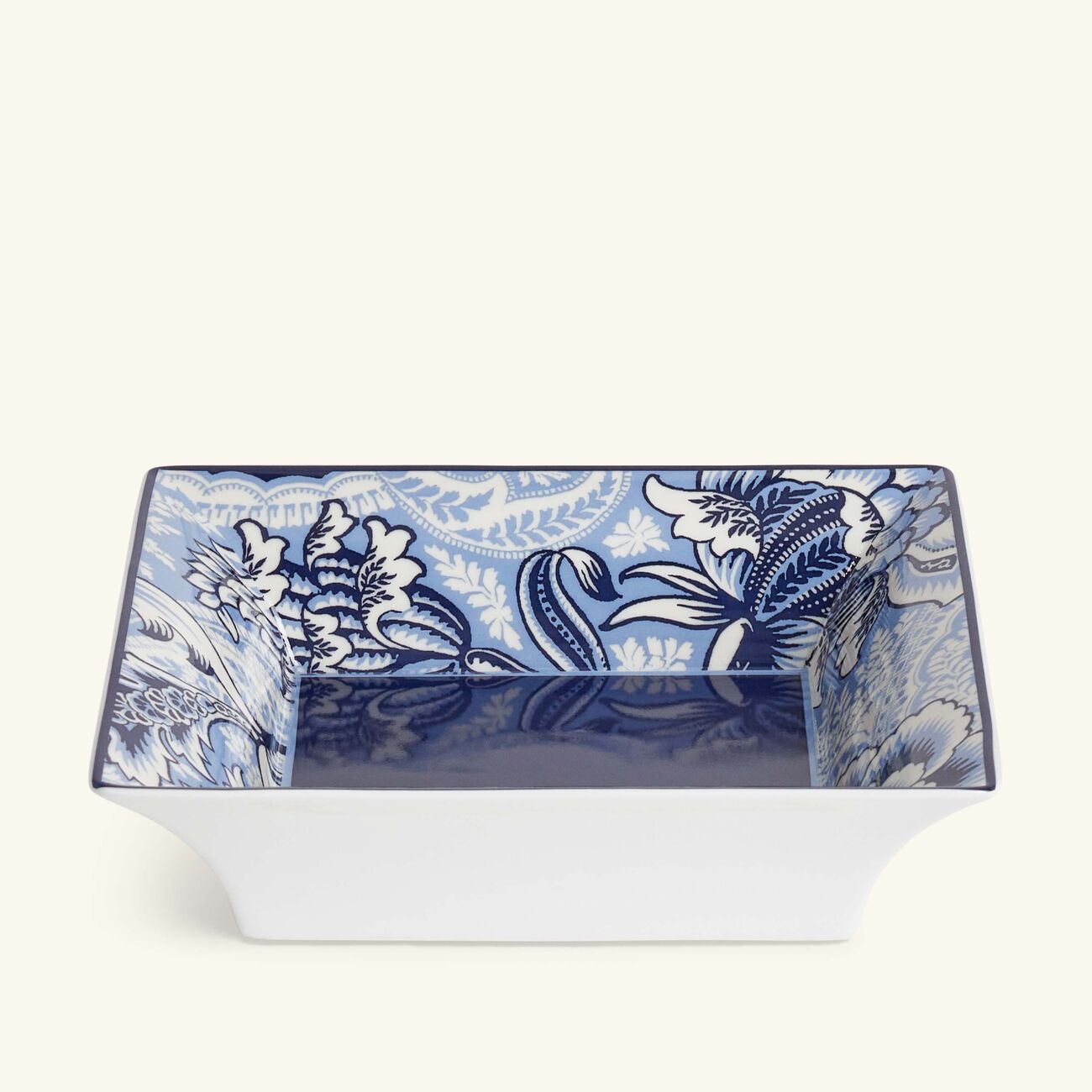 etro bloom trinket tray square small blue