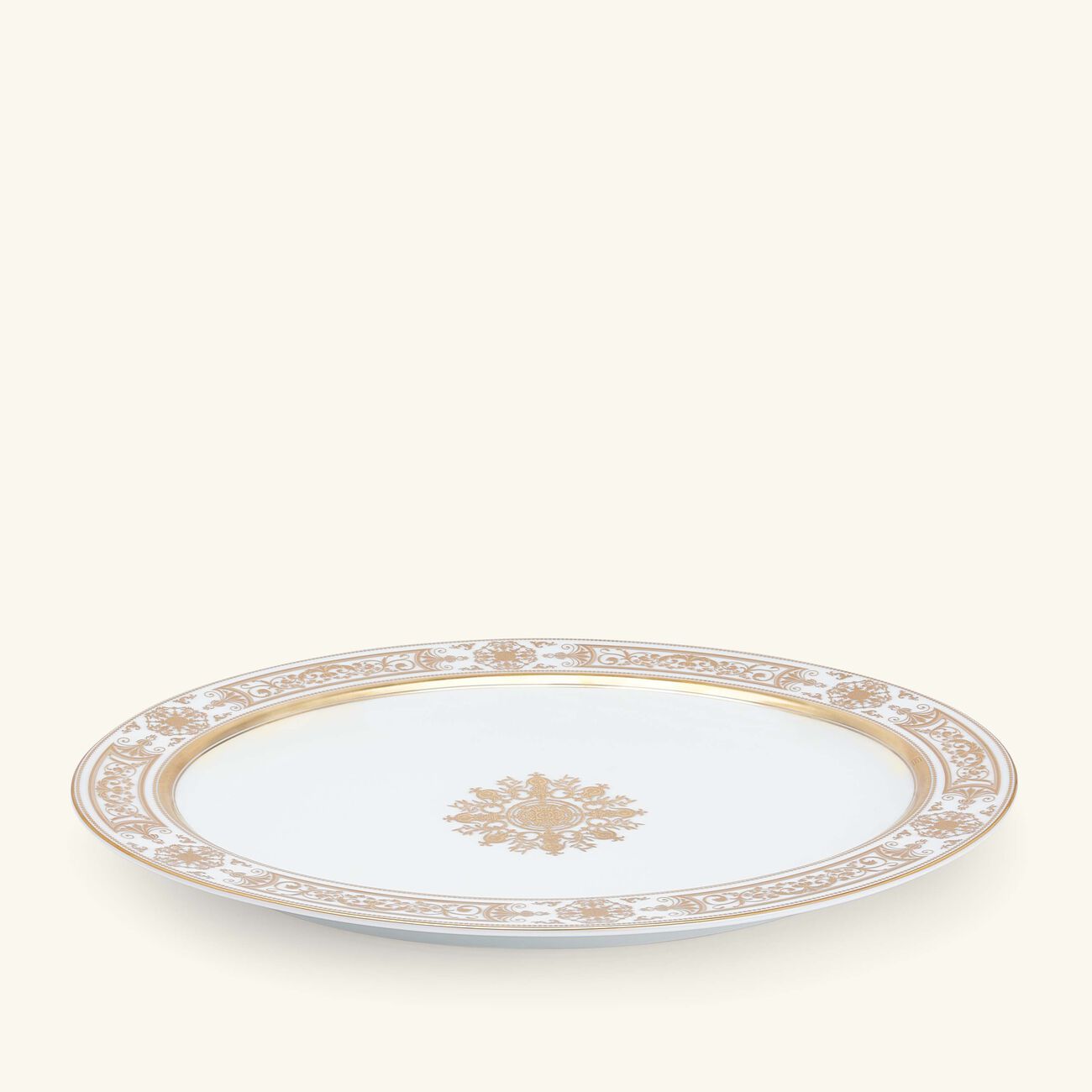 Aux Rois Serving Platter Oval Gold 38cm bernardaud aux rois serving platter oval gold 38cm