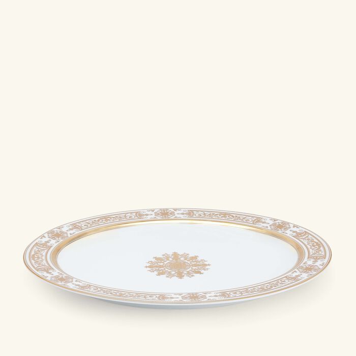 Aux Rois Serving Platter Oval Gold 38cm bernardaud aux rois serving platter oval gold 38cm