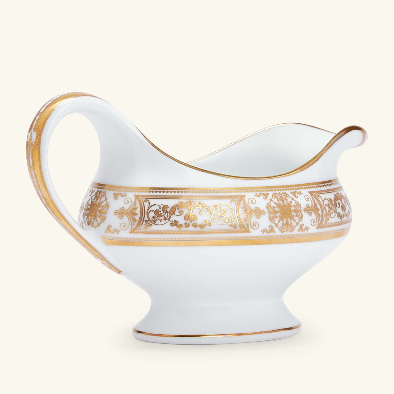 Aux Rois Gravy Boat Gold bernardaud aux rois gravy boat gold